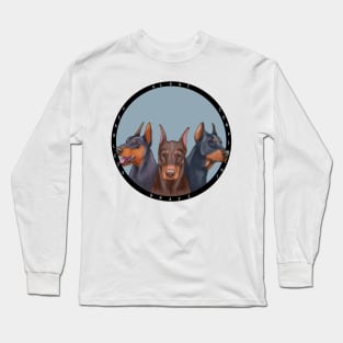 Doberman dog Long Sleeve T-Shirt